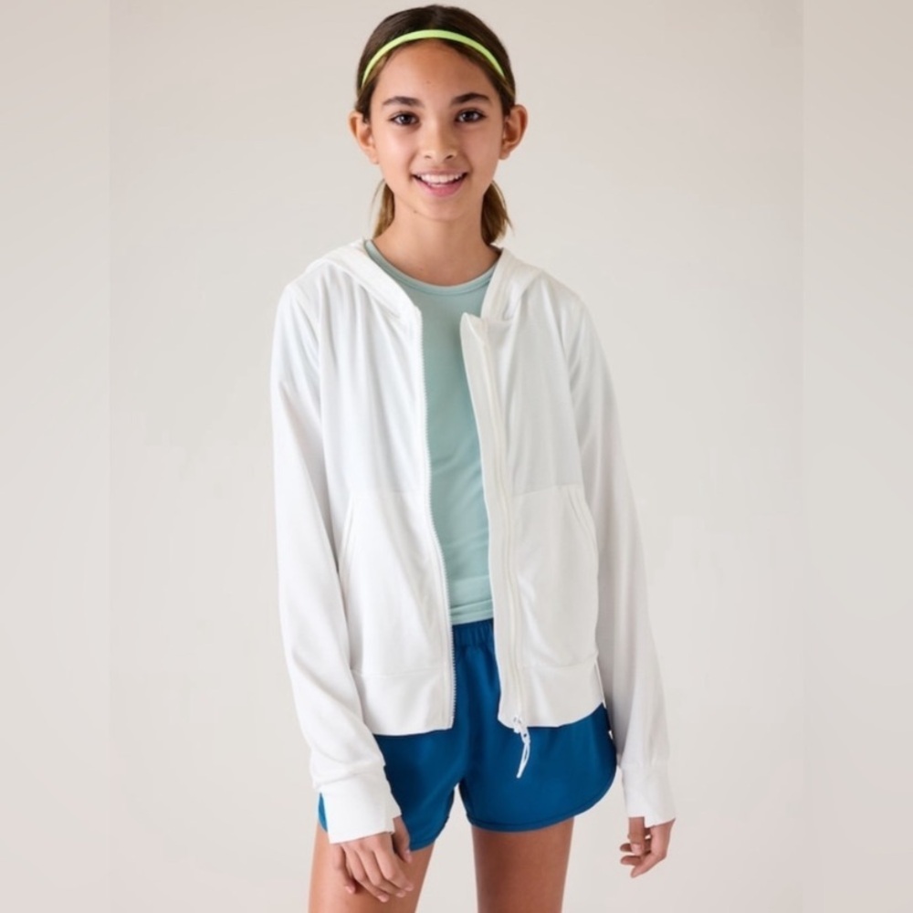Athleta Girl Zip Up Hoodie Jacket